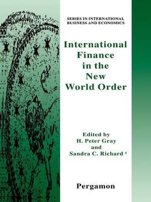 cover image of International Finance in the New World Order
